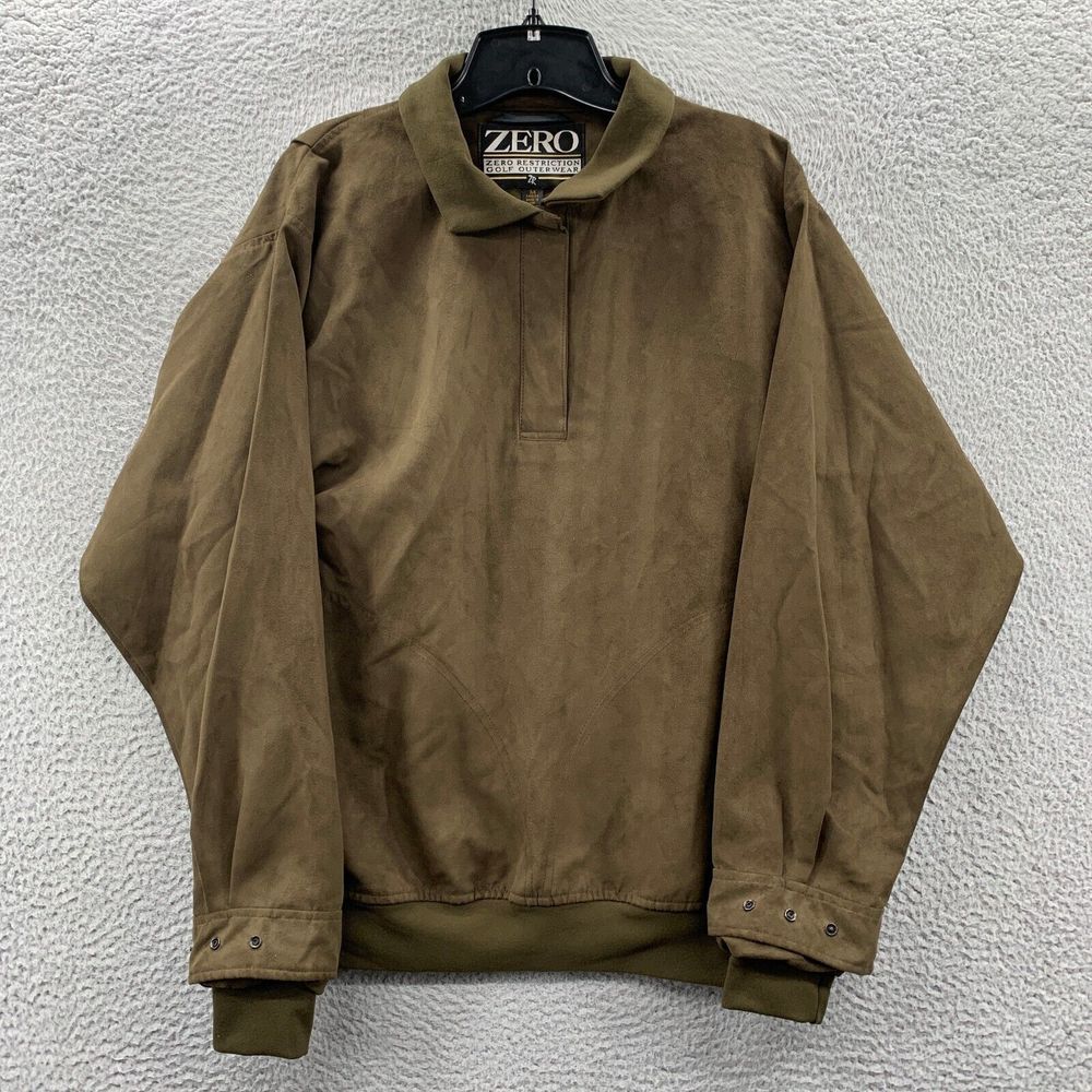 ZERO RESTRICTION Jacket Womens Medium Brown Long Sleeve Golf